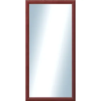 Zrcadlo DANTIK - Zarámované zrcadlo - rozměr s rámem cca 50x100 cm z lišty LEDVINKA vínová (1445)