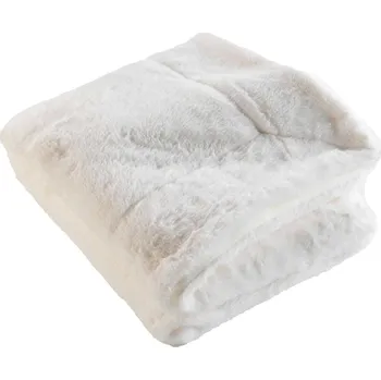 deka Douceur d'intérieur Kožešinová deka CARESSE, 125 x 150 cm, krémová