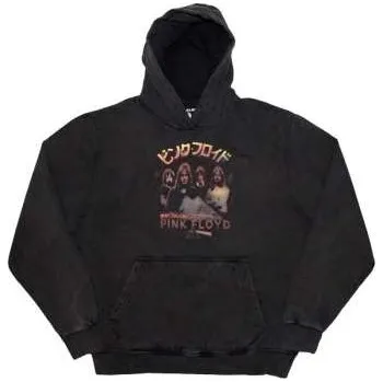 Pánská mikina Merch Pink Floyd: Pink Floyd Unisex Pullover Hoodie: Japan Poster (wash Collection) (medium) M