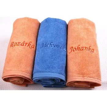 Tibex Osuška APATIT s výšivkou dle Vašeho přání 70 x 140 cm