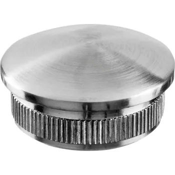 Koncové víčko mírně vypouklé, Easy Hit Koncové víčko mírně vypouklé, Easy Hit, trubka O42,4 x 2,6 mm, nerez. ocel 304, kartáčovaná