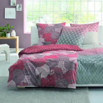 Povlečení Irisette GmbH a Co. KG Povlečení IRISETTE EOS ČERVENÁ 70 x 90 + 140 x 200 cm