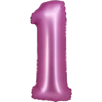 Nafukovací ČÍSLICE 1 růžová 76cm
