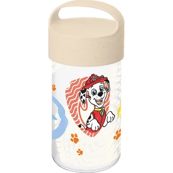 Láhev Koziol Láhev na vodu BUDDY SNACK Tlapková patrola, 500 ml, béžová