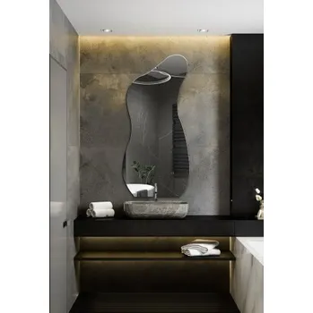 Zrcadlo Dekorativní zrcadlo s organickým tvarem - ANGELIT