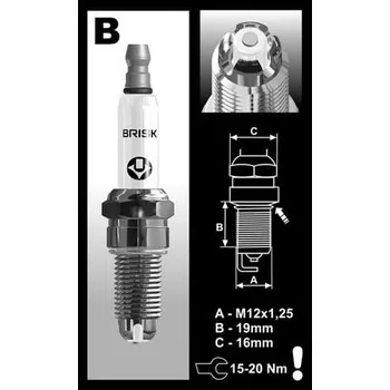 Motodíl zapalovací svíčka BOR12LGS řada PREMIUM LGS RACING, BRISK - Česká Republika YAMAHA SZR 660 1995-1998