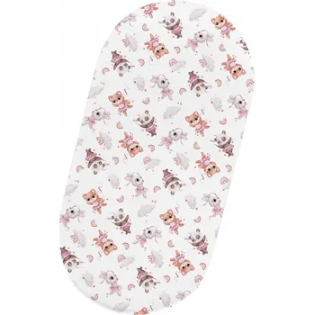 Prostěradlo PROSTĚRADLO DO KORBIČKY KOČÁRKU KOLÉBKY 38x80 cm BAVLNA 100% POLSKÝ VÝROBEK