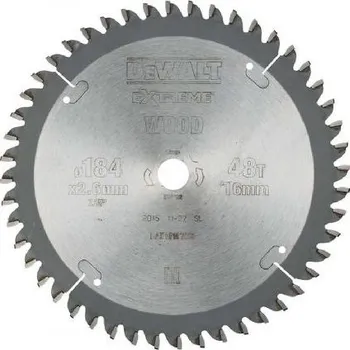 Pilový kotouč DeWALT Příslušenství - Pilový kotouč 184x16 mm, 48 zubů DT4092