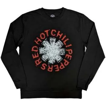 Pánská mikina Red Hot Chili Peppers: Red Hot Chili Peppers Unisex Sweatshirt: Scribble Asterisk (x-small) XS