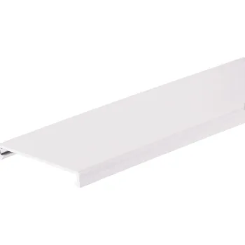 Racková skříň C1WH6-F Víko kabelové žlabu s ochrannou fólií šíře 32mm, délka 1830mm, bílé