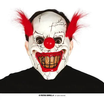 Karnevalový kostým Guirca Hororová maska klauna z latexu