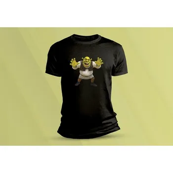 Dětské bavlněné tričko Shrek 2. Černá velikost 104 (3-4 roky)