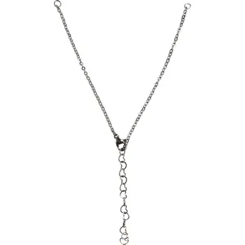 Dětské navlékací korálky Pro Háčkování Náramek řetízkový s očky, 18 cm ocel stříbrný