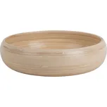 present time Dřevěná mísa na salát PURO, Ø 30 cm