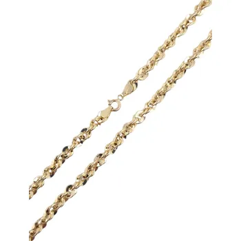 Řetízek Řetízek kroucený 3D, 50 cm, 11,13 g, Au 585