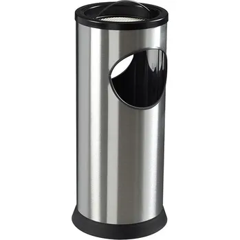 Venkovní odpadkový koš Rossignol SAS Koš s popelníkem Rossignol Kipso 58958 nerez ocel 0,25 +17,5L