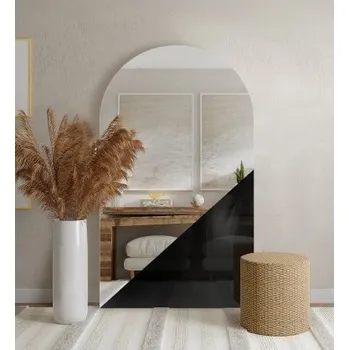 Zrcadlo Velké dekorativní polooválné zrcadlo - KRIS