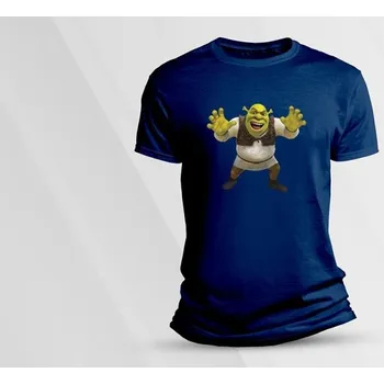 Chlapecké tričko Dětské bavlněné tričko Shrek 2. velikost 104 Námořnická modrá