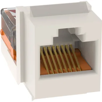 Patch panel NK5E88MWHY Modul NetKey UTP, RJ45, kat. 5E, bílá