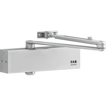 Zavírač dveří Zavírač dveří Assa Abloy FAB SMART Plus s krytem stříbrný