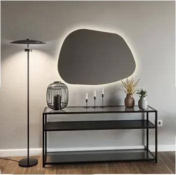 Zrcadlo Organicky tvarované zrcadlo s osvětlením - BAZALT LED