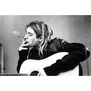 Plakát Plakát, Obraz - Famous Photo of Kurt Cobain, Nirvana