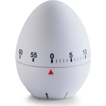 Příbor Zeller Kuchyňská minutka ve tvaru vejce, Ø 6 cm, bílá