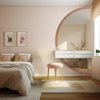 Zrcadlo Zrcadlo na toaletní stolek ve dvou částech v zrcadlovém rámu – DOPPIO SHINE