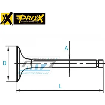 VENTIL EX STEEL RAPTOR/GRIZZLY YAMAHA YFM 660 Raptor 2001-2005