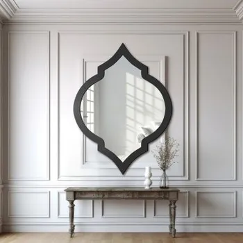 Zrcadlo Nástěnné zrcadlo v retro stylu v rámu – GRACE