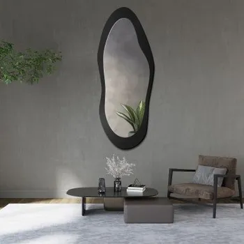 Zrcadlo Nepravidelné zrcadlo s rámem z MDF - PRESTO