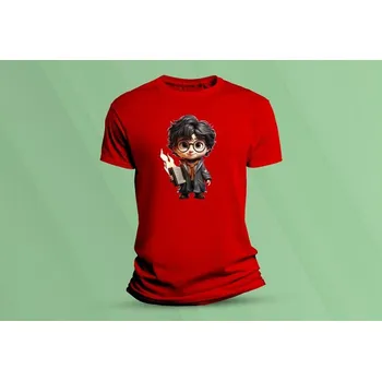 Dětské bavlněné tričko Harry Potter. Červená velikost 152 (12-13 let)