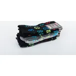 Veselé ponožky 43/45 CRAZY DIGITAL modré