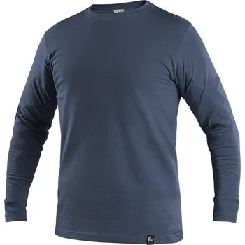 Pánské tričko CXS Tričko PETR, dlouhý rukáv, tmavě modré, vel. S