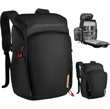 K&F Backpack 25L Nature Wander 01 (Black + Red)