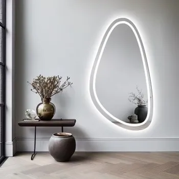 Zrcadlo Nepravidelné zrcadlo s osvětlením - SYDERYT LED II