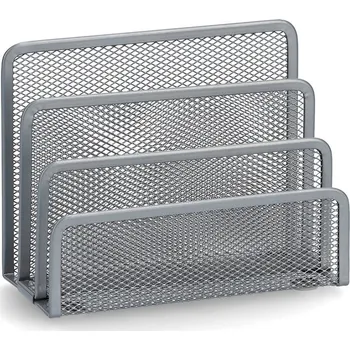 Příbor Zeller Organizér na kancleřské potřeby z kovové sítě, šedý