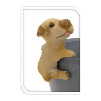 Květináč ProGarden Ozdoba na květináč, pejsek, vzor 3