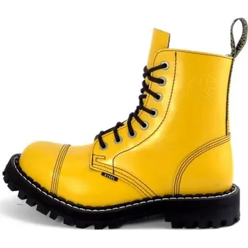 Těžké boty Steel boty 8 dírek 113/114/O/FULL žlutá, velikost 37