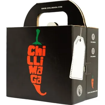 Dárkový potravinový koš ChilliMaga Dárkový set chilli produktů 12x 60 g