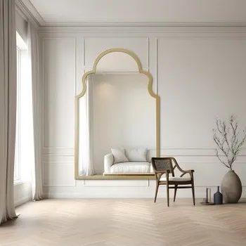 Zrcadlo Nástěnné zrcadlo v retro stylu v rámu – BLISS