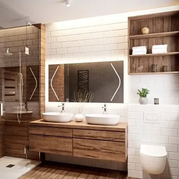 Zrcadlo Alfaram.cz Sofia LED 50x90 cm