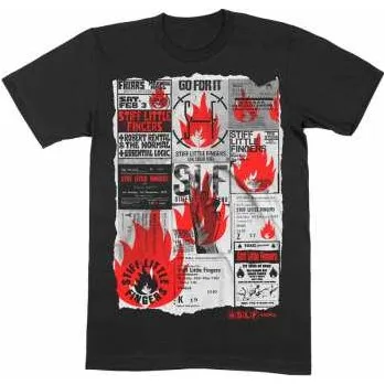 Merch Stiff Little Fingers: Tričko Flyer S