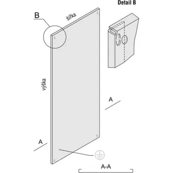 Rozvaděč KROMEXIM Montážní deska 1890x470mm pro skříně RFA-LT MP 820L 058600000820
