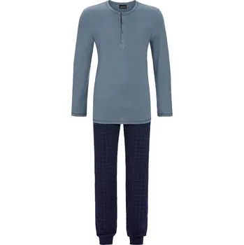 Souprava dámského spodního prádla Pyžamo dlouhé RINGELLA (4541214-06), Velikost 50, Barva modrá