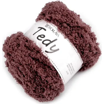 Příze Pletací příze Tedy 100 g, barva 7 (37) hnědá