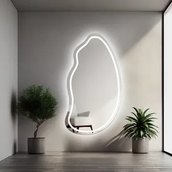 Zrcadlo Organické zrcadlo s osvětlením - TOPAZ LED II