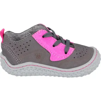 Dívčí tenisky Barefoot boty RICOSTA Chipp graphit/neonpink 17206-451 22