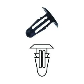 AHProfi Plastové příchytky čalounění, 10 ks - HRD19