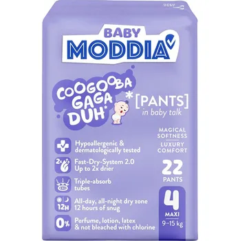 Přebalování Moddia BABY Plenkové kalhotky 4 Maxi (9–15 kg)